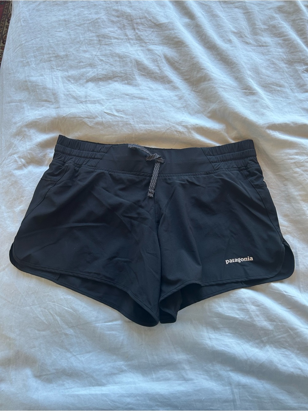 Patagonia Women's Nine Trails Running Shorts 4" - Black - Size S